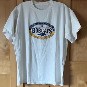 Montana State University Bobcats White T-Shirt